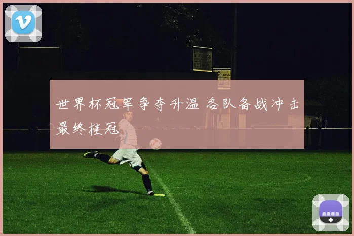 世界杯冠军争夺升温 各队备战冲击最终桂冠
