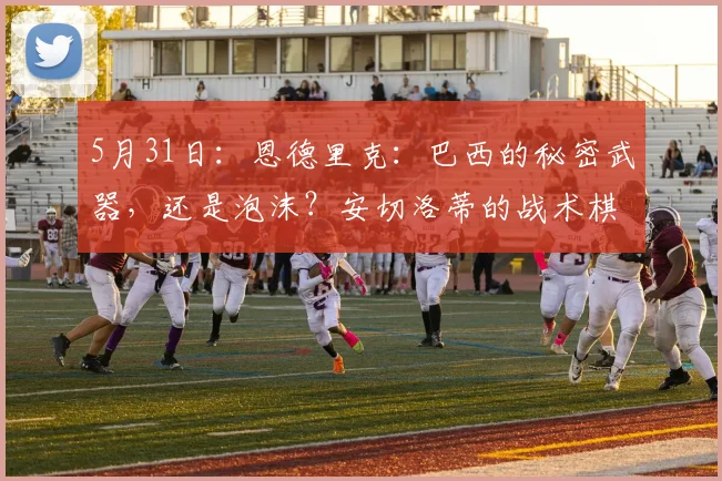 5月31日：恩德里克：巴西的秘密武器，还是泡沫？安切洛蒂的战术棋局揭底_比赛_数据_世界杯